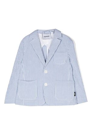 Blue cotton blazer ASPESI KIDS | S23001GBC1071473